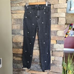 Abercrombie & Fitch High Rise Super Skinny Ankle Jeans Size 28/6R